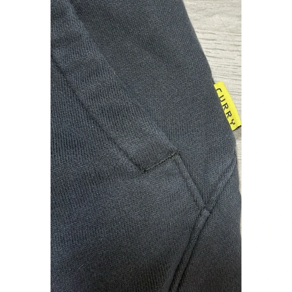 Under Armour Curry Sweat Shorts Men's Medium Black Fleece 6.5